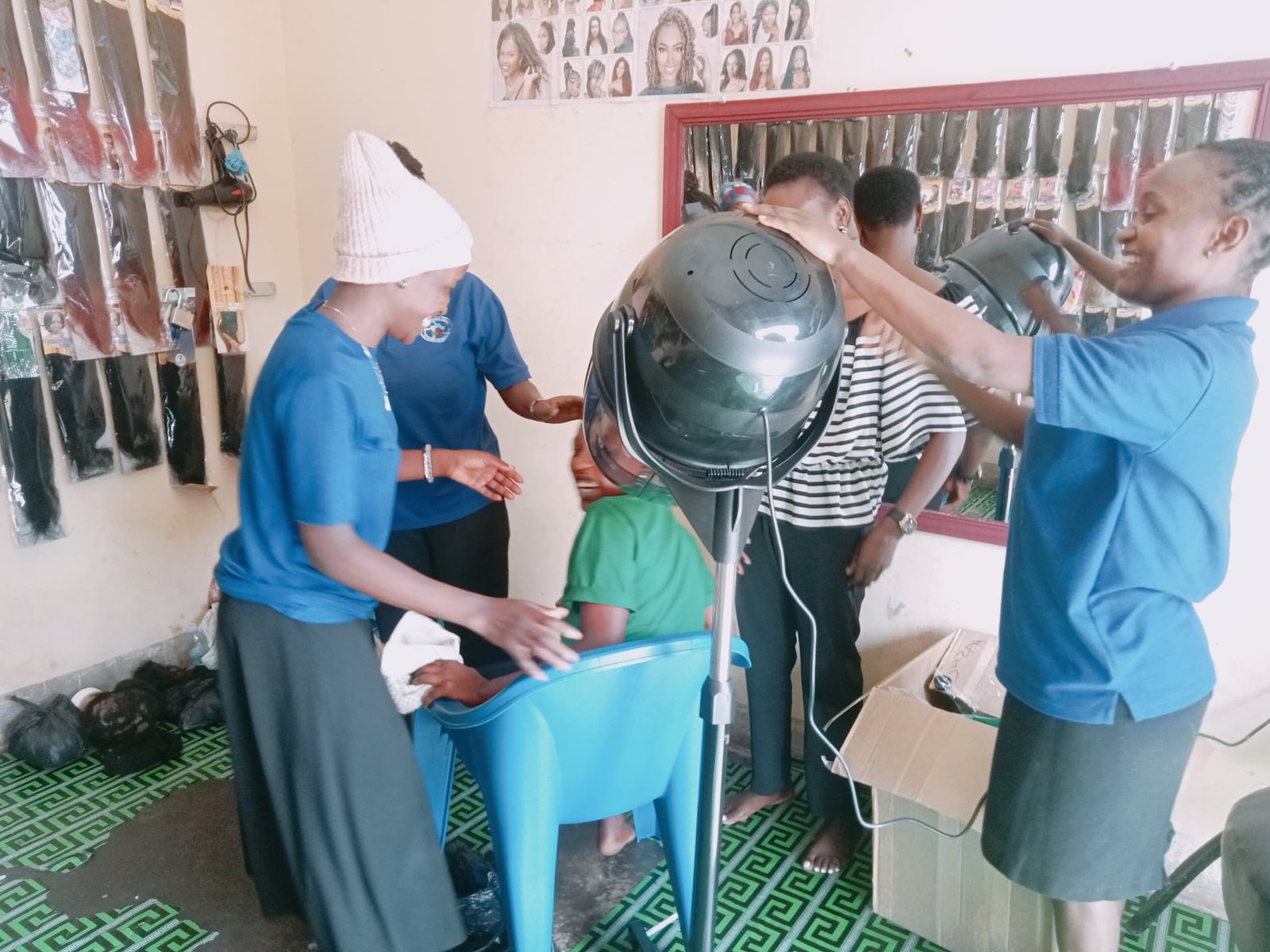 Vocational Training_Hair salon_ Ubuntu Harmony Initiative 